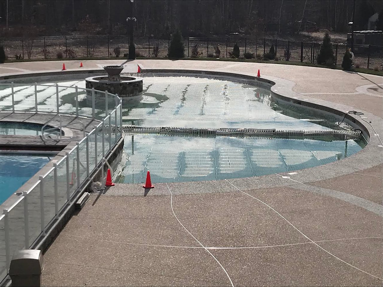Behind the Scenes How to turn a swimming pool into a skating rink